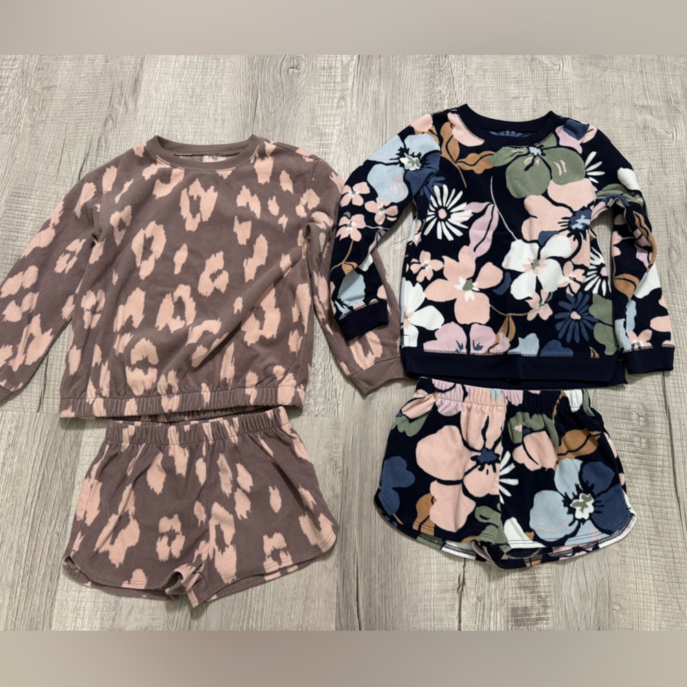 Carter's Pink and Blue Floral Kids' pajamas